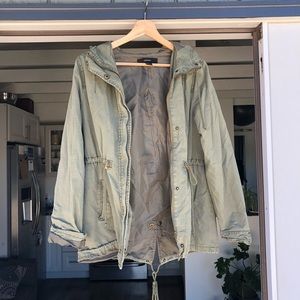 Green army jacket